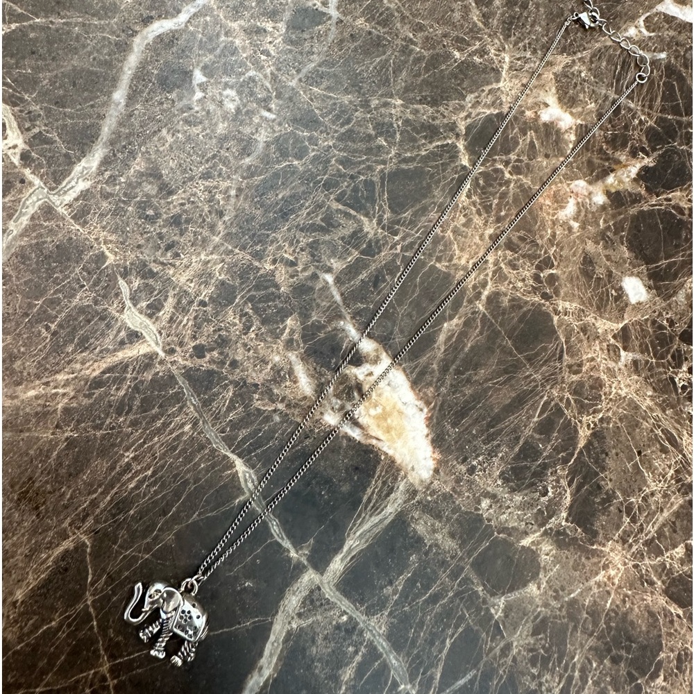 Silver Elephant Neckless ~ - image 5